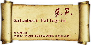 Galambosi Pellegrin névjegykártya